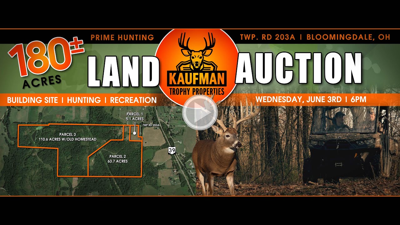 Prime Hunting Land Auction, 180+ Acre Outdoorsman Paradise YouTube