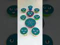 Satisfying Green Kinetic Sand Faces Breaking | Perfect Sand Crush ASMR #shorts