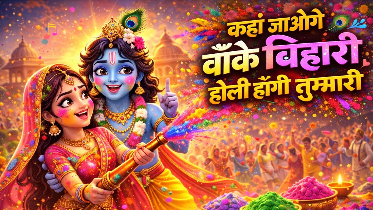 कहां जाओगे बांके बिहारी, होली होंगी हमारी तुम्हारी Kaha Jaoge Banke Bihari, Holi Hogi Hamari Tumhari
