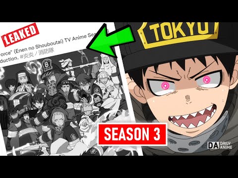 FIRE FORCE SEASON 3 CONFIRMED? NEW BIG ANNOUNCEMENT! 