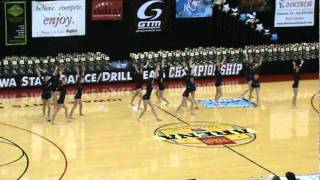 Alburnett Poms State Jazz Routine 2012: 1st PLACE!!!