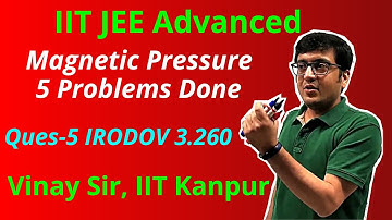 IRODOV 3.260 Solution, Magnetic Pressure | IIT JEE Advanced | Class 12th Physics | Vinay Sir