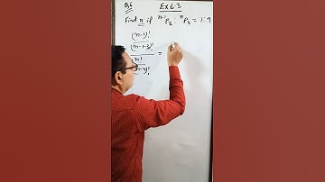 Ex 6.3 Q6 Class 11 Maths NCERT | Find n if (n−1)P₃ : nP₄ = 1 : 9 | Permutations and Combinations