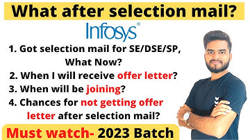offer letter infosys 2023 | when will be joining? | #infosys2023 #infytq #hackwithinfy2023