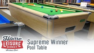 Supreme Winner English Pool Table