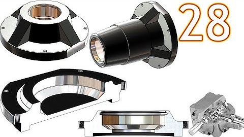 28-Project 39| Bevel Gearbox | SolidWorks Tutorial : add  threads to the locks