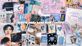 my first k-addy haul ! ❦ unboxing tons of albums, merch, collectbooks + paysable review !