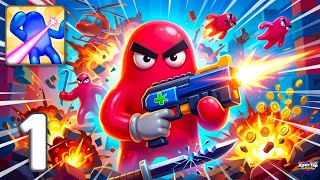 Blob Shooter 3D Gameplay Walkthrough Part 1 🔫 INSANE Color Blob Battles! screenshot 4