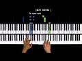 One Note SAMBA de Uma Nota S&oacute; - Piano solo com letra e cifra