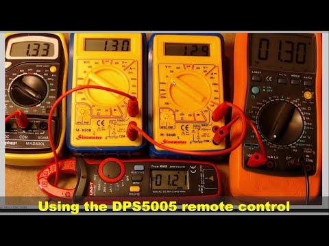 Using The DPS5005 Remote Control