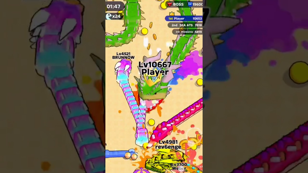 Snake.io MAX LEVEL VIP snake 🐍 | Snake clash arena | unbelievable snake clash updates|