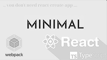 Setup React.js from scratch using TypeScript and WebPack