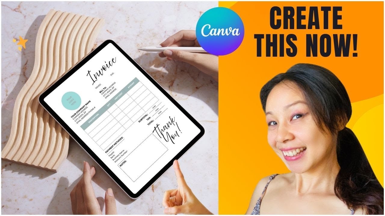 How to Create a Professional Invoice in Canva | Easy Step-by-Step Tutorial