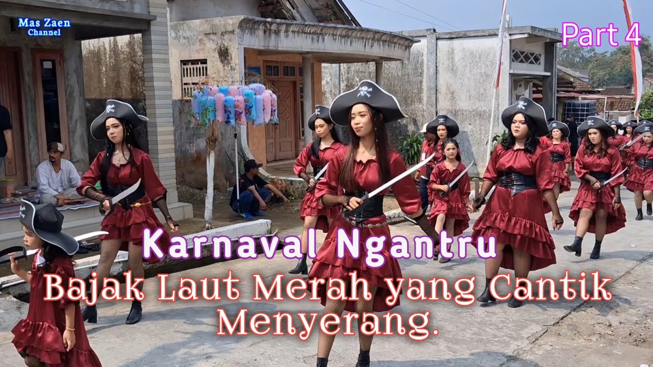 Bajak Laut Merah menyerang Karnaval Ngantru ( 4 )