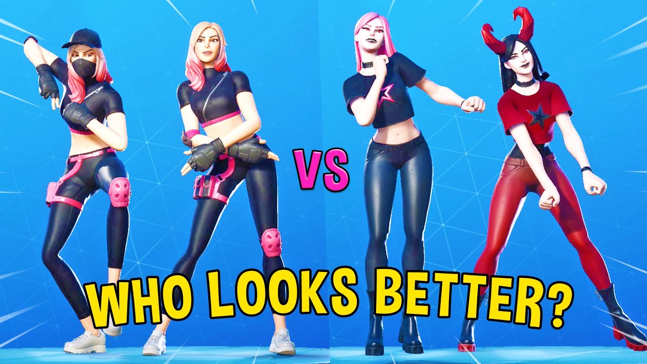 Athleisure Assassin vs Haze in Fortnite Dance Battle! (Similar Skins Battle)