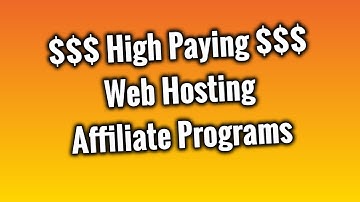 5 High Paying Web Hosting Affiliate Programs