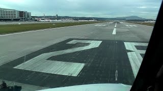 Cool Noseview Takeoff from Zürich - Timelapse