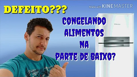 O que acontece quando a geladeira congela tudo?