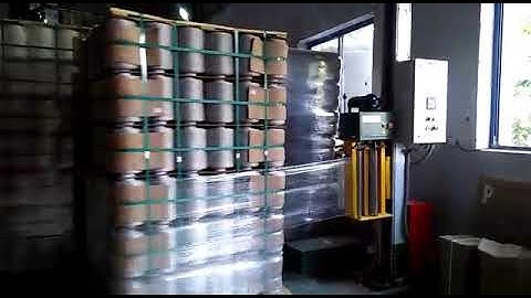 SIGNODE MAKE AUTOMATIC PALLET WRAPPING MACHINE