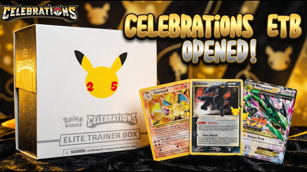 pokemon celebrations elite trainer box rare cards Pokemon Celebrations | 25th Anniversary main image 1