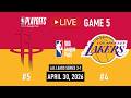 NBA LIVE NOW! Los Angeles Lakers Houston Rockets LIVE FULL GAME 5 | Apr. 30, 2026 | NBA PLAYOFFS