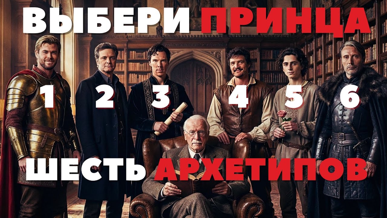 Кто твой ИДЕАЛЬНЫЙ ПРИНЦ? Психологический тест на АРХЕТИПЫ (Карл Юнг)