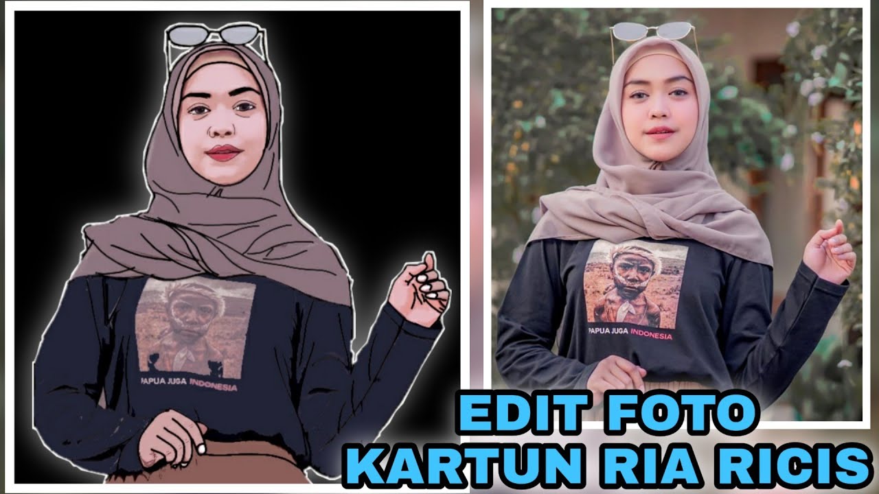 CARA SIMPLE  EDIT FOTO  KARTUN  Painter Design Android 