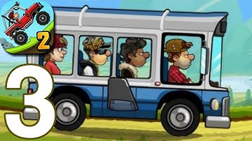 Hill Climb Racing 2 - Gameplay Walkthrough Part 3 - Bus (iOS,Android)