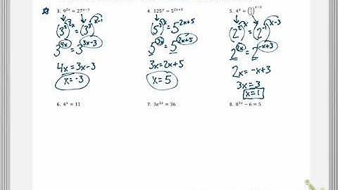 8.7: Solve Exponential Equations