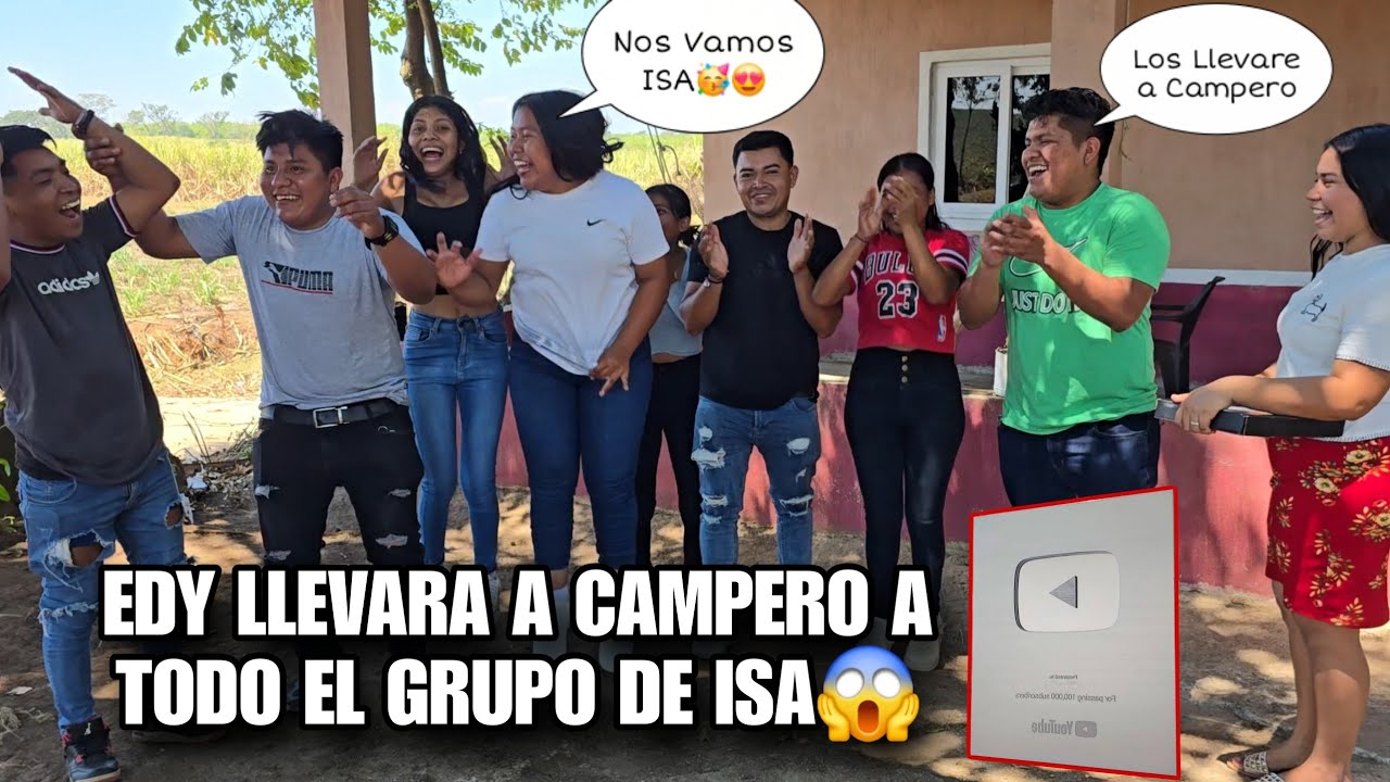 EDY Decidio Llevar a Campero a Todo El Grupo De ISA🥳Ellos Gritaron De Emocion al Escuchar Eso😱