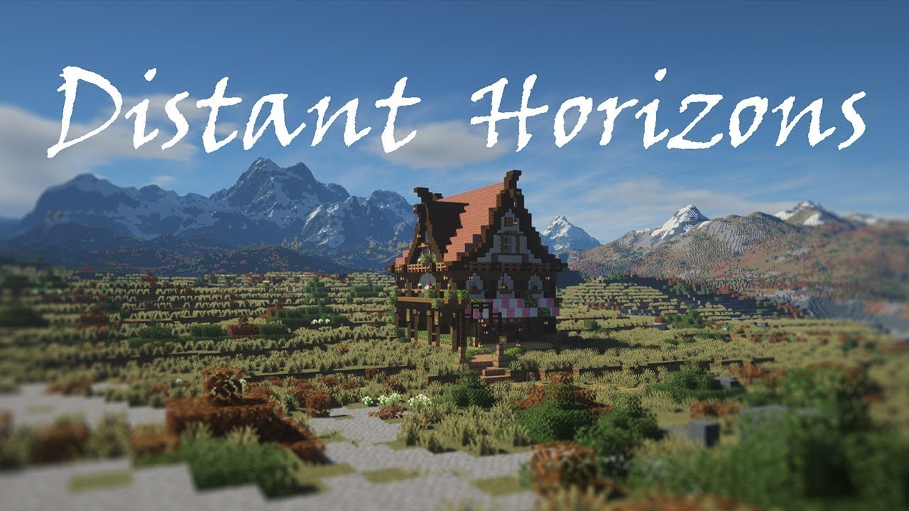 Minecraft - Distant Horizons Mod - Time Lapse Loop Playback - YouTube