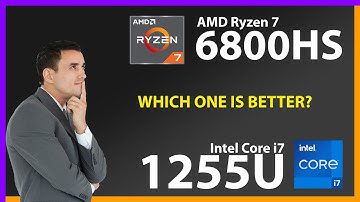 AMD Ryzen 7 6800HS vs INTEL Core i7 1255U Technical Comparison