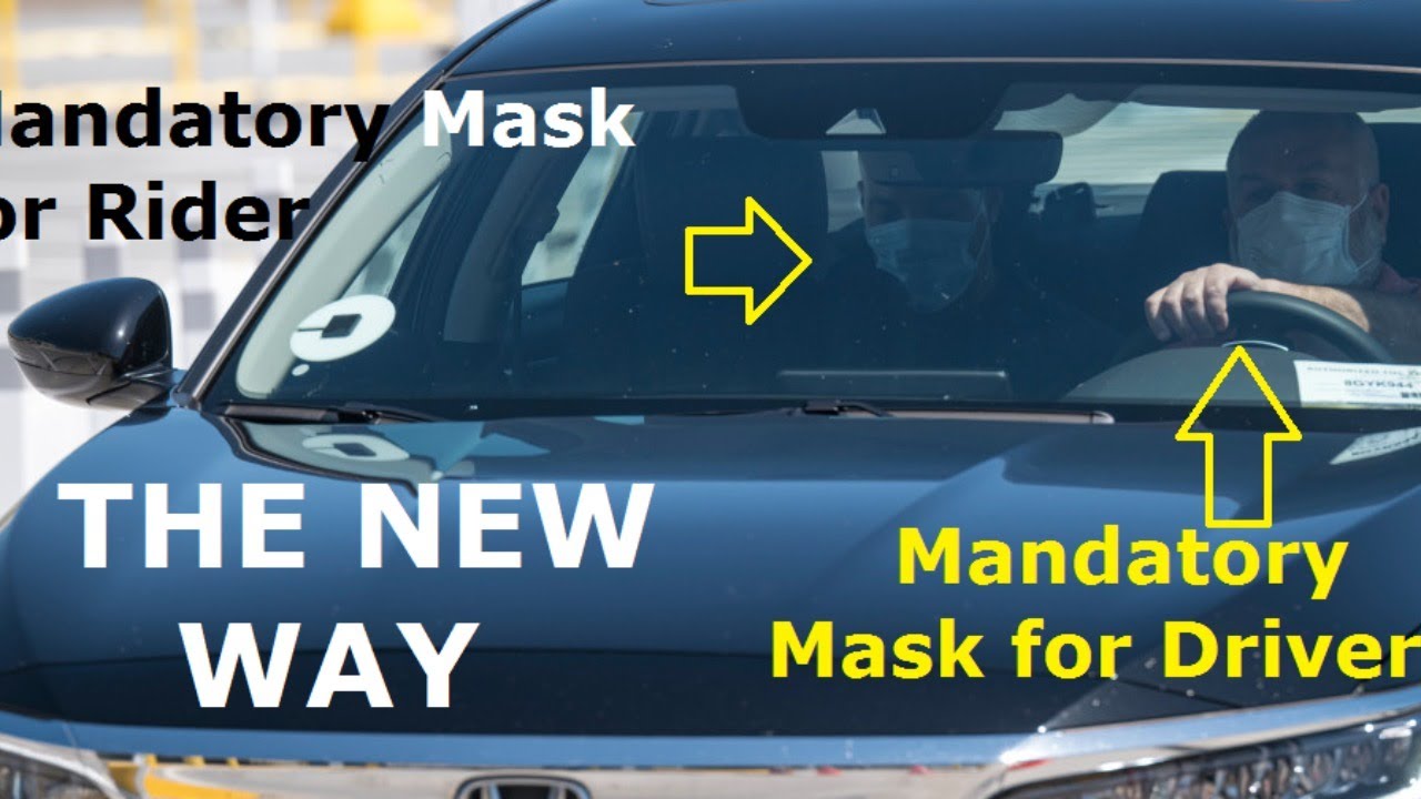 NEW Rideshare Rules. May 18th. Masks for Uber Drivers & Passengers