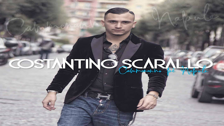 COSTANTINO SCARALLO - Chi perde n'ammore - (S.Casale-G.Marini)