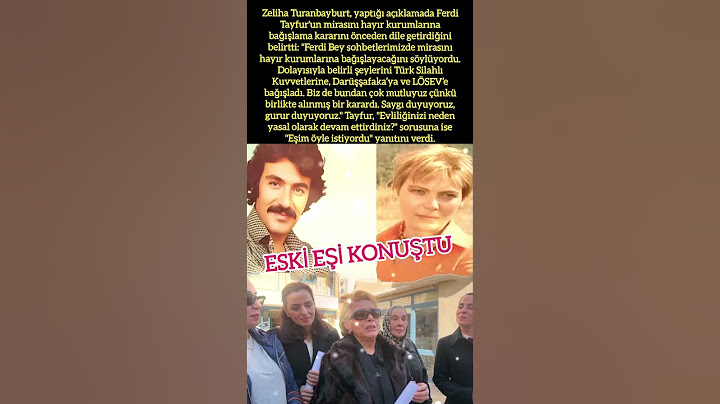 FERDİ TAYFUR'UN MİRASI HAYIR KURUMLARINA BAĞIŞLANDI!