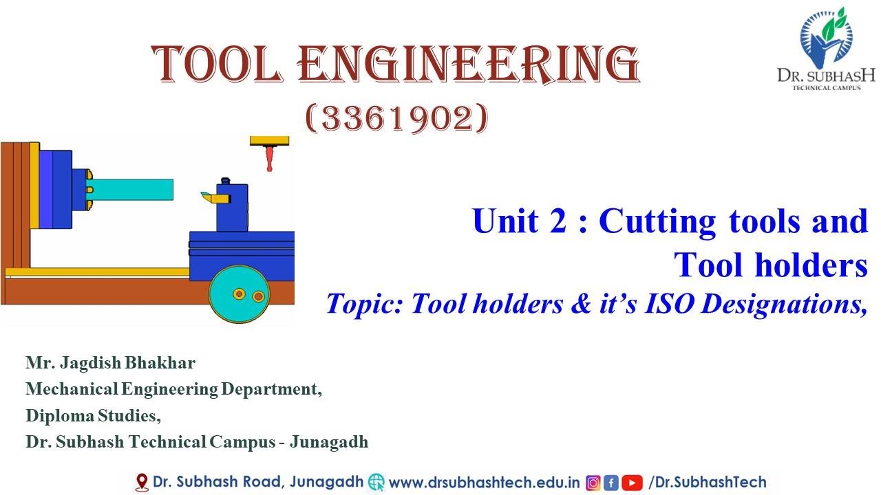 Tool Holder Nomenclature Tool Engineering Unit 2 YouTube