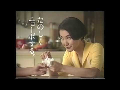 三菱電機　三菱チルド冷蔵庫J　安田成美　懐かCM　1993年6月　Qシリーズ　MITSUBISHI