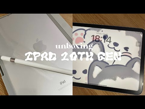 🍎 Unboxing Ipad 10th Generation Silver 256 gb + Apple pencil USB-C