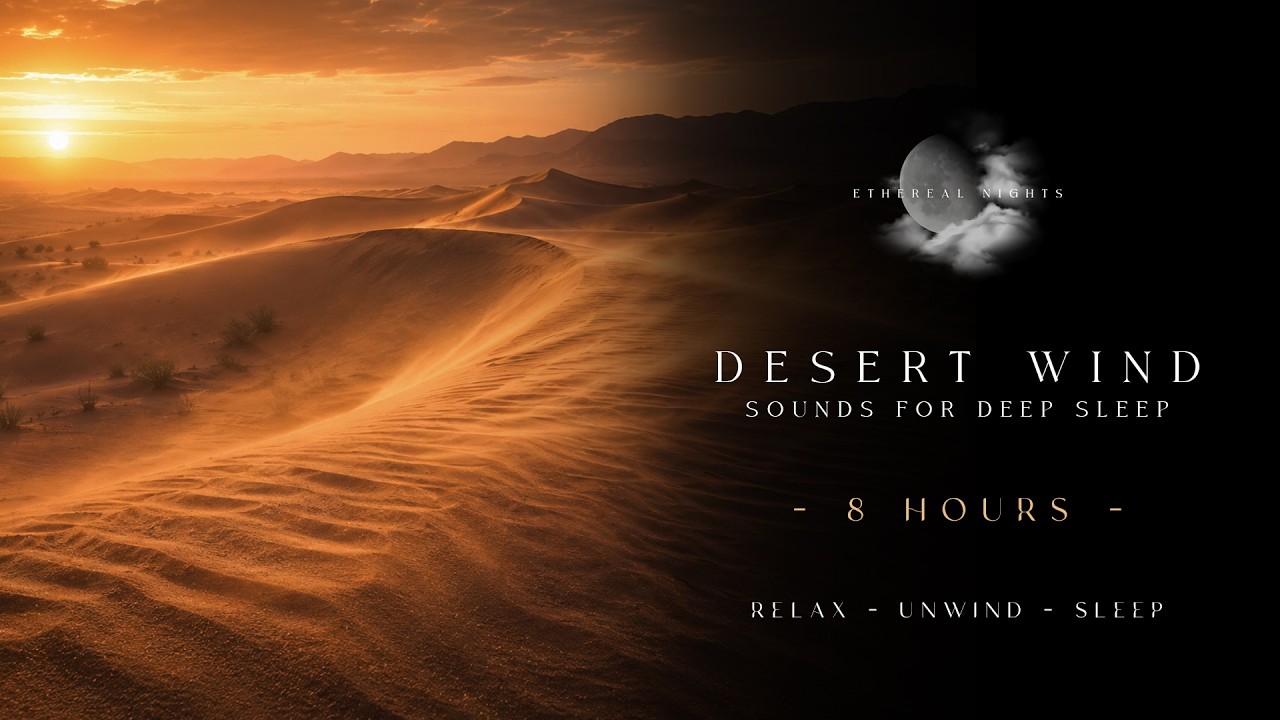 8 Hours of Desert Wind Sounds - YouTube