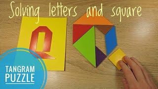 Tangram Puzzle game Solving Letters Hobby time screenshot 5