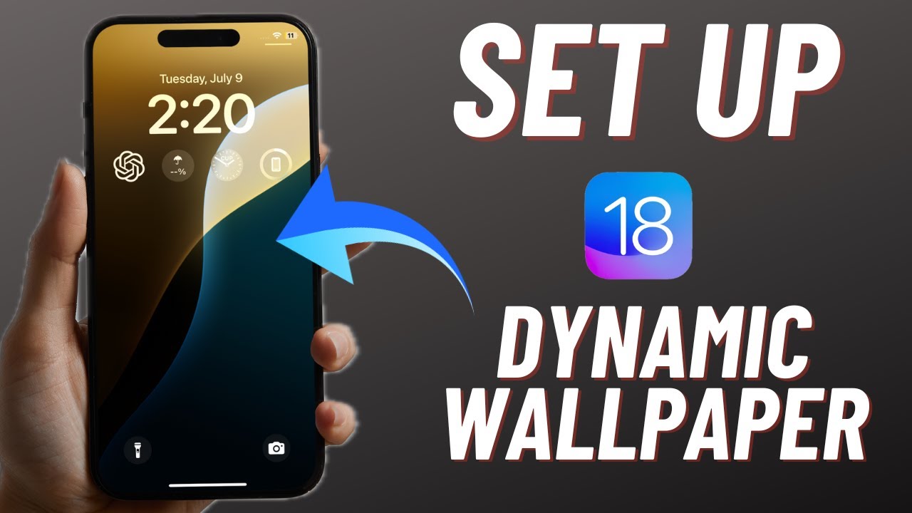 How to Set Up iOS 18 Dynamic Wallpaper on iPhone - YouTube