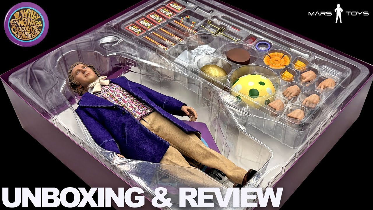 Распаковка и обзор фигурки Вилли Вонки «Шоколадный человечек» от Mars Toys.