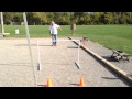 A shooting demo from marco foyot stop at zanesfield petanque club