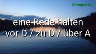 A2, B1, B2, C1, Learn German - Learn German: Noun Verb Combinations
