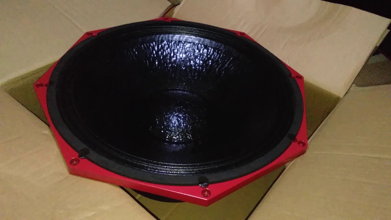 Cek sound speaker RDW 18LS88 pakai power pi mbro - YouTube