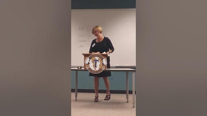 AG Toastmaster Kim Hren Evaluates Icebreaker speech