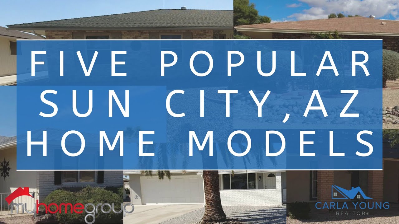 Five Popular Sun City Az Home Models - YouTube