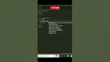 JS output | JavaScript Output | using innerhtml | #shorts #html