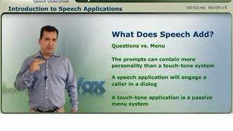 Introduction to Speech Application Design