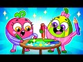 Funny Drawing 🎨 The Naughty Gray Crayon✍️ | Funny Stories for Kids by Meet Penny 🎀